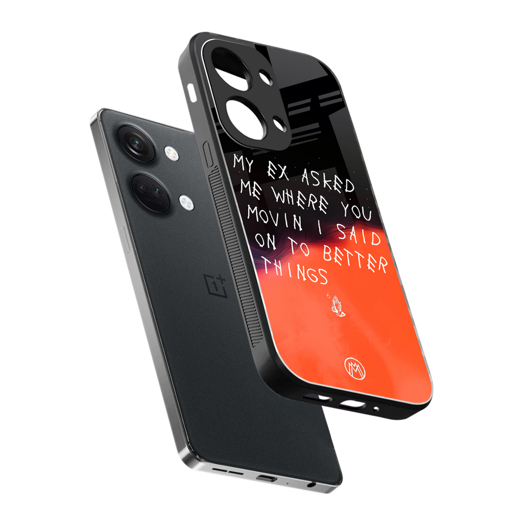 moving on back phone cover | glass case for oneplus nord 3