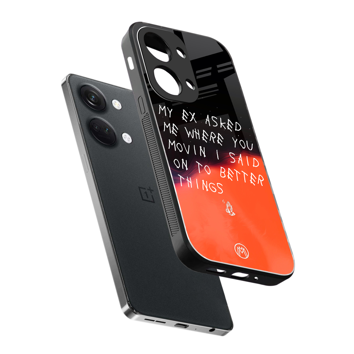 moving on back phone cover | glass case for oneplus nord 3