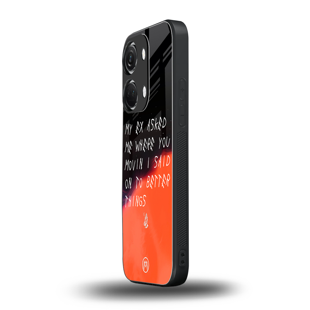 moving on back phone cover | glass case for oneplus nord 3