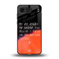 moving on back phone cover | glass case for oneplus nord 4