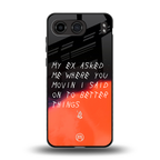 moving on back phone cover | glass case for oneplus nord 4