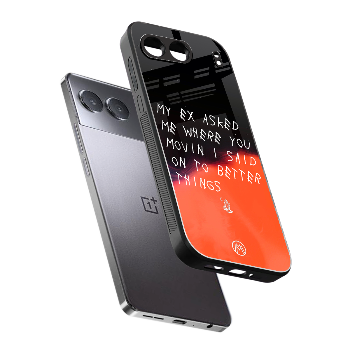moving on back phone cover | glass case for oneplus nord 4