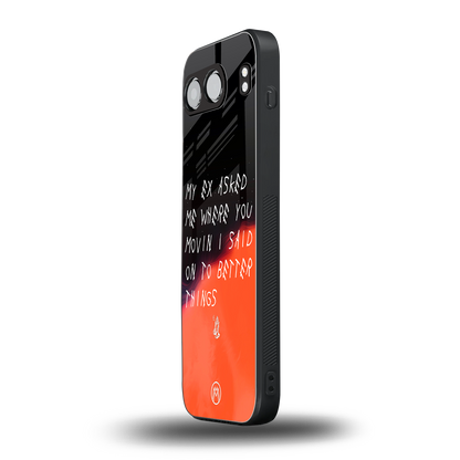 moving on back phone cover | glass case for oneplus nord 4