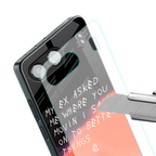 moving on back phone cover | glass case for oneplus nord 4