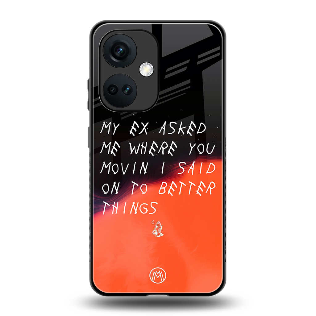 moving on back phone cover | glass case for oneplus nord ce 3