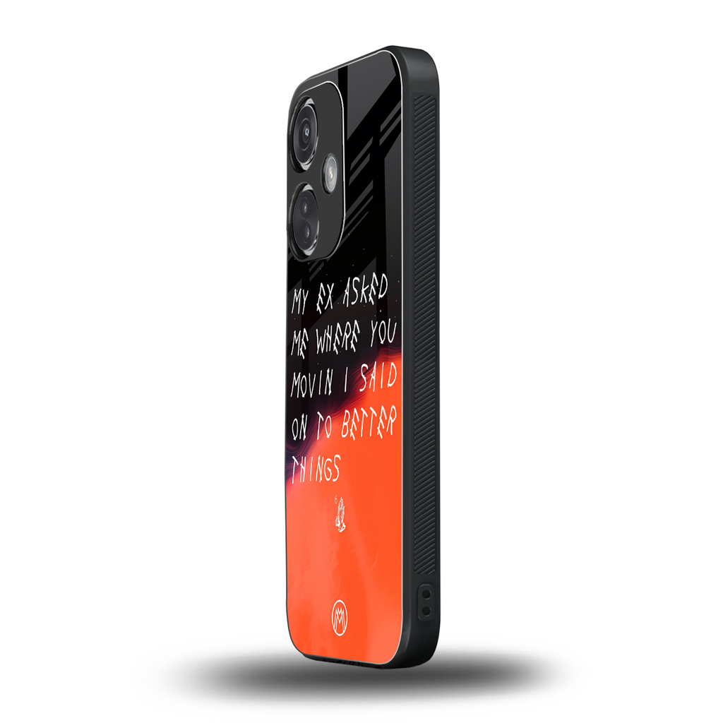 moving on back phone cover | glass case for oneplus nord ce 3
