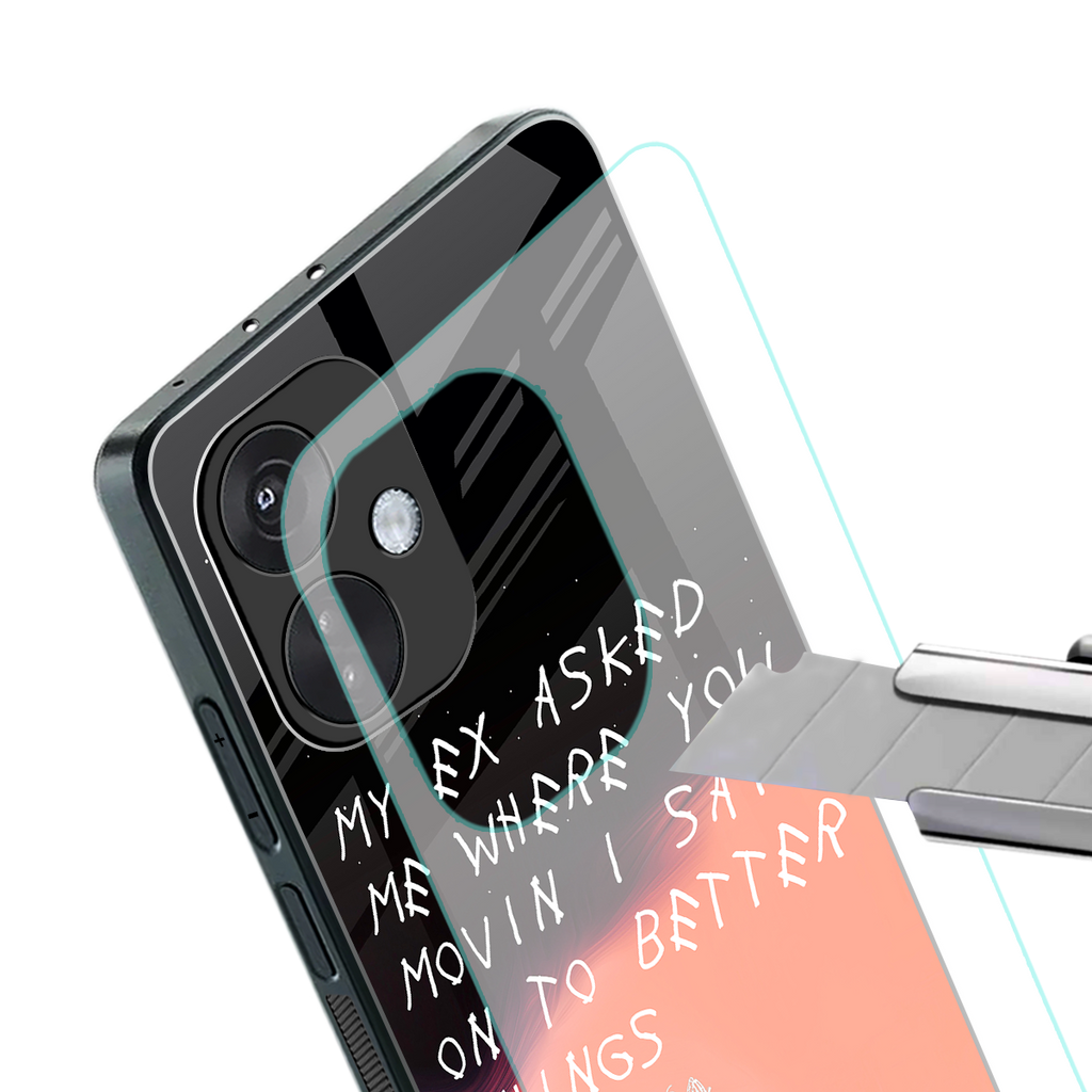 moving on back phone cover | glass case for oneplus nord ce 3