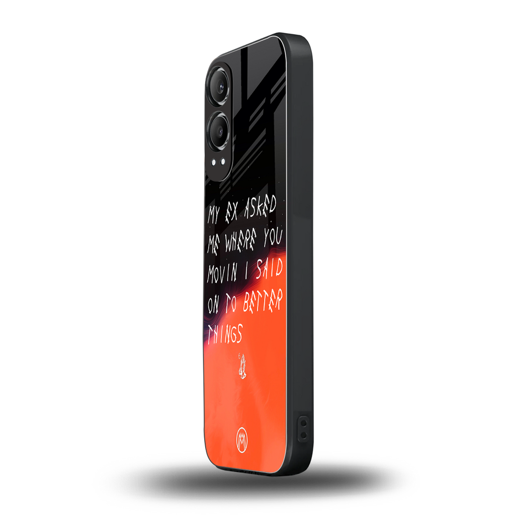 moving on back phone cover | glass case for oneplus nord ce 4 lite