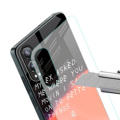 moving on back phone cover | glass case for oneplus nord ce 4 lite