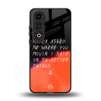 moving on back phone cover | glass case for oneplus nord ce 4