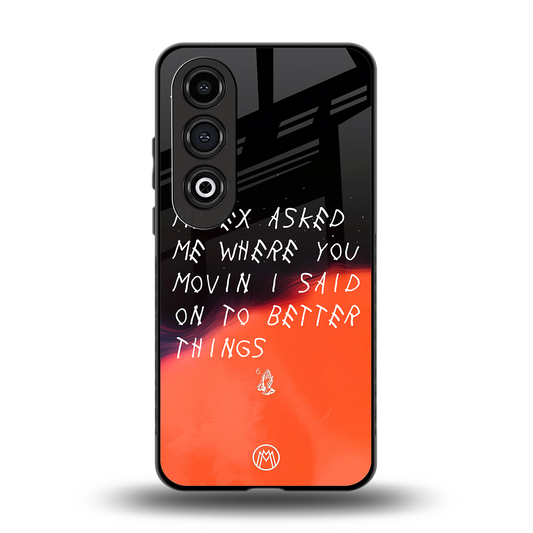 moving on back phone cover | glass case for oneplus nord ce 4