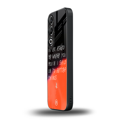 moving on back phone cover | glass case for oneplus nord ce 4
