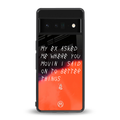 moving on back phone cover | glass case for google pixel 6 pro