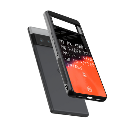 moving on back phone cover | glass case for google pixel 6 pro