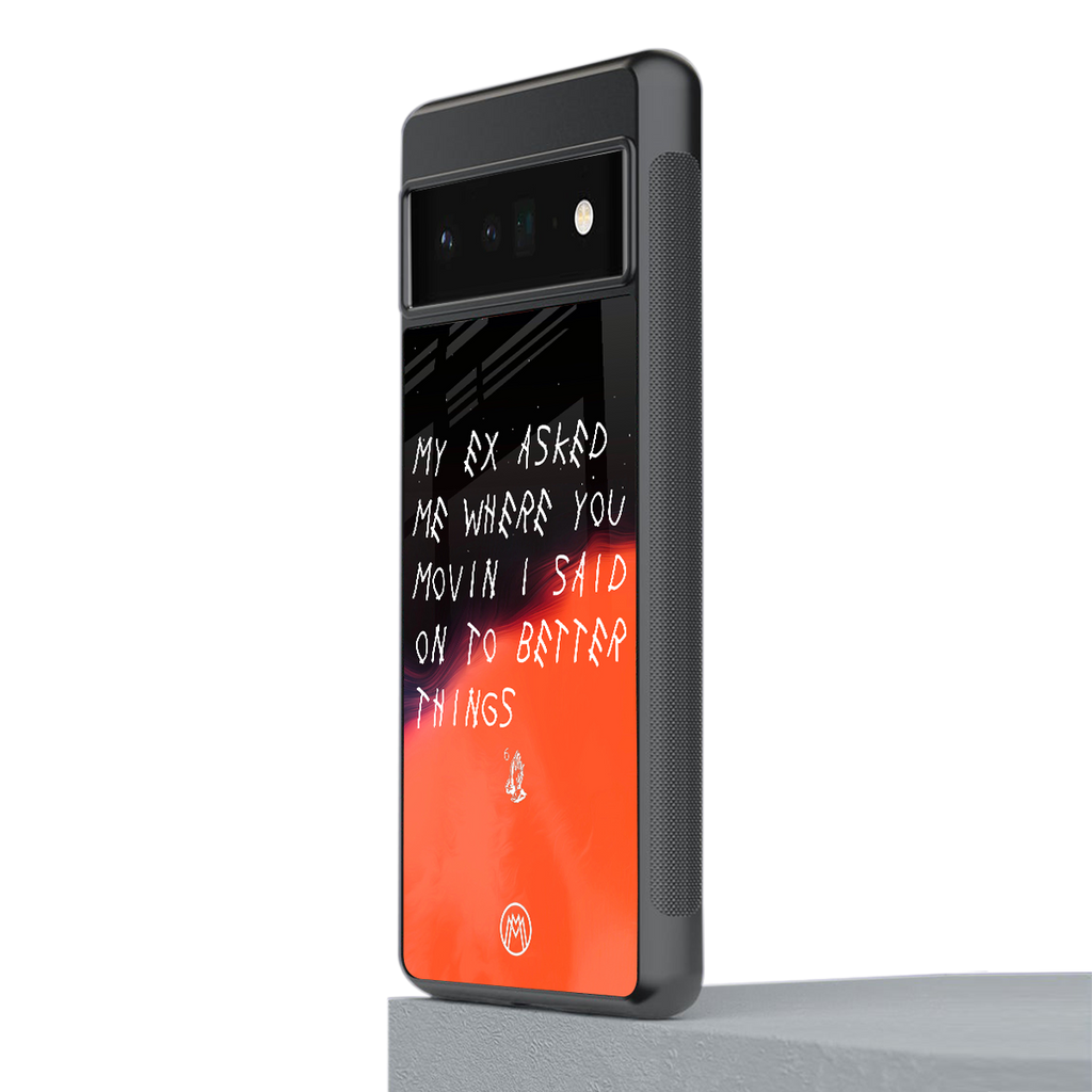 moving on back phone cover | glass case for google pixel 6 pro