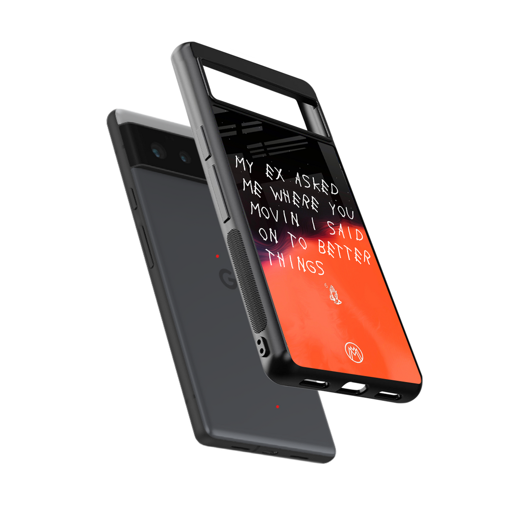moving on back phone cover | glass case for Google Pixel 6A