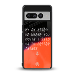 moving on back phone cover | glass case for google pixel 7 pro