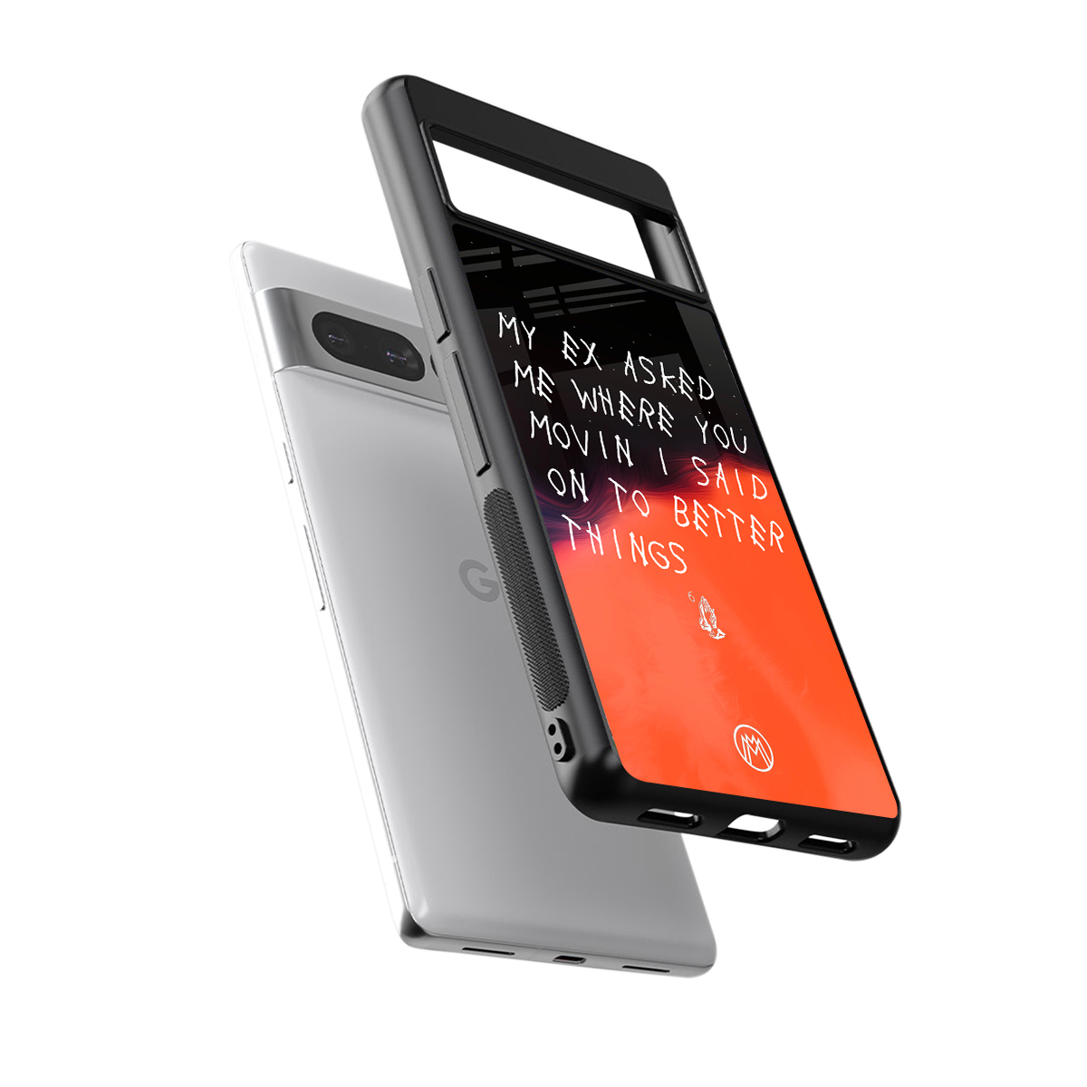 moving on back phone cover | glass case for google pixel 7 pro