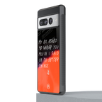 moving on back phone cover | glass case for google pixel 7 pro