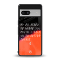 moving on back phone cover | glass case for Google Pixel 7