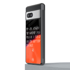 moving on back phone cover | glass case for Google Pixel 7A