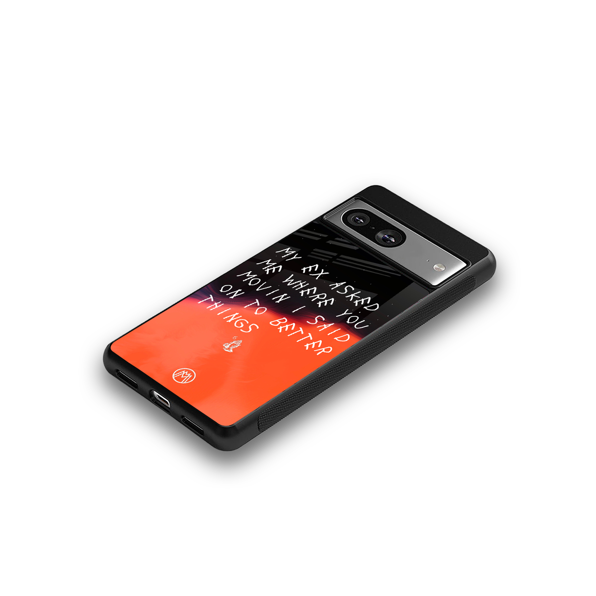 moving on back phone cover | glass case for Google Pixel 8