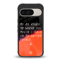 moving on back phone cover | glass case for google pixel 9