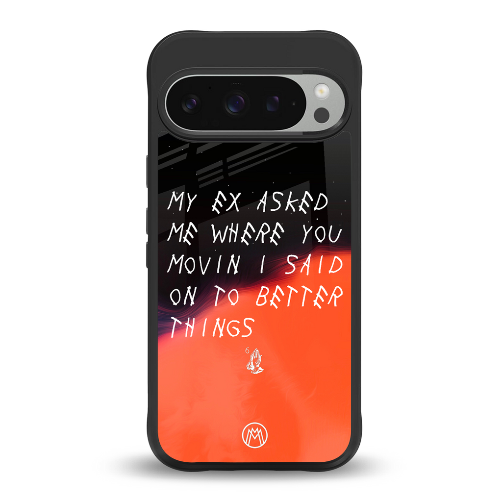 moving on back phone cover | glass case for google pixel 9 pro xl