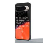 moving on back phone cover | glass case for google pixel 9 pro xl