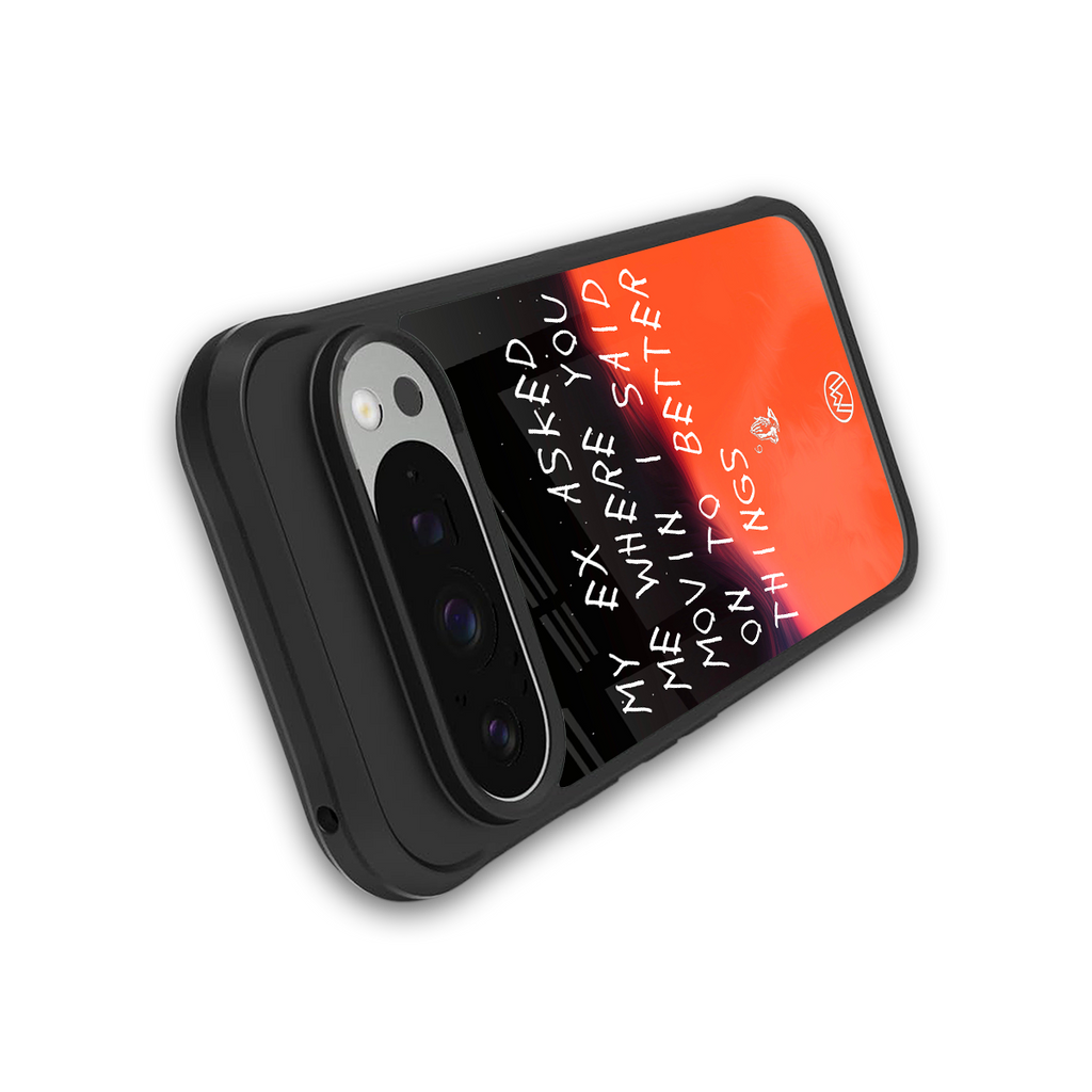 moving on back phone cover | glass case for google pixel 9 pro