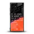 moving on back phone cover | glass case for samsung galaxy s23 ultra