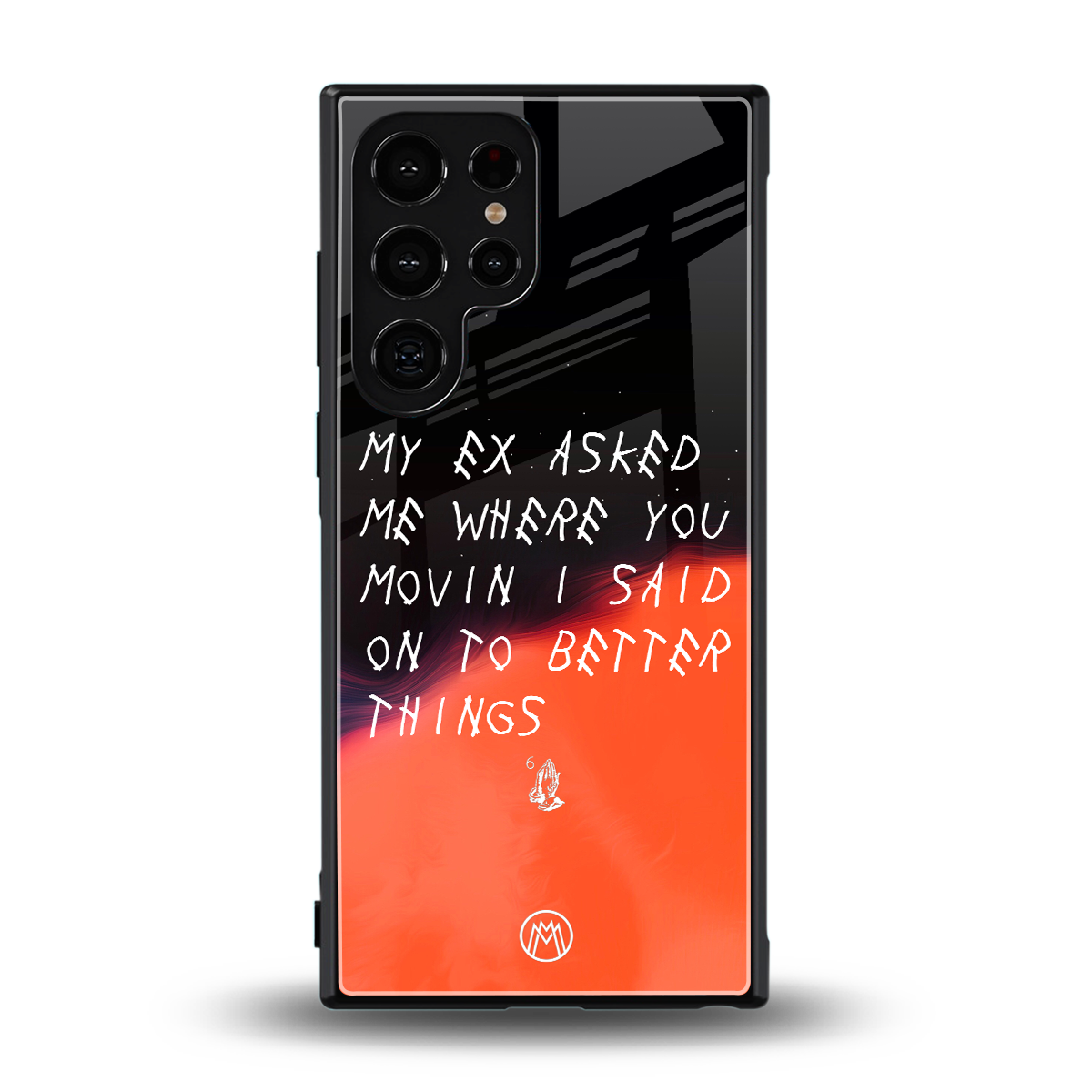 moving on back phone cover | glass case for samsung galaxy s23 ultra