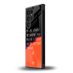 moving on back phone cover | glass case for samsung galaxy s23 ultra
