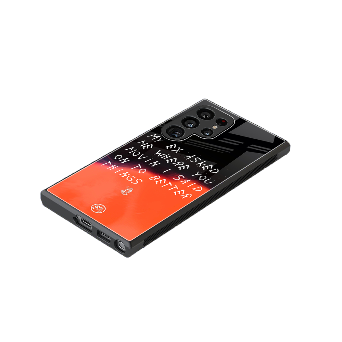 moving on back phone cover | glass case for samsung galaxy s23 ultra