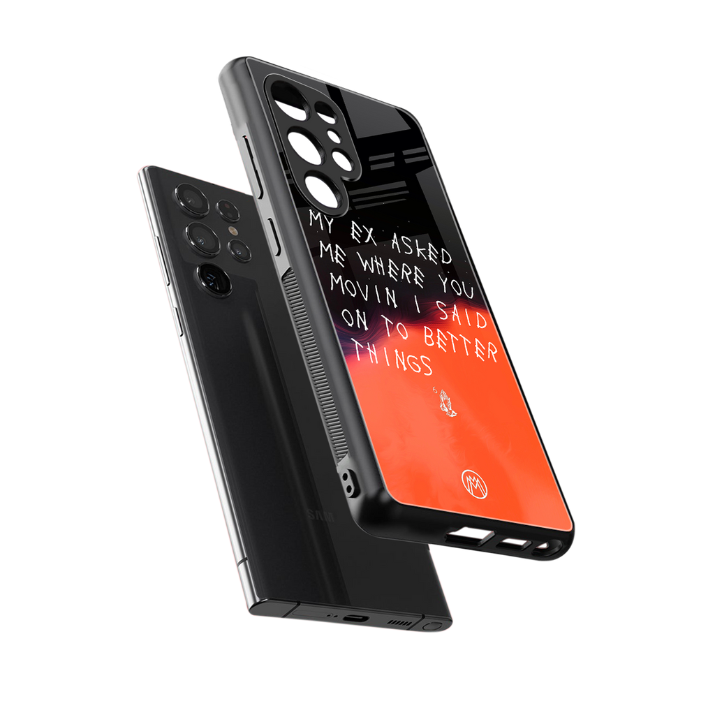 moving on back phone cover | glass case for samsung galaxy s25 ultra