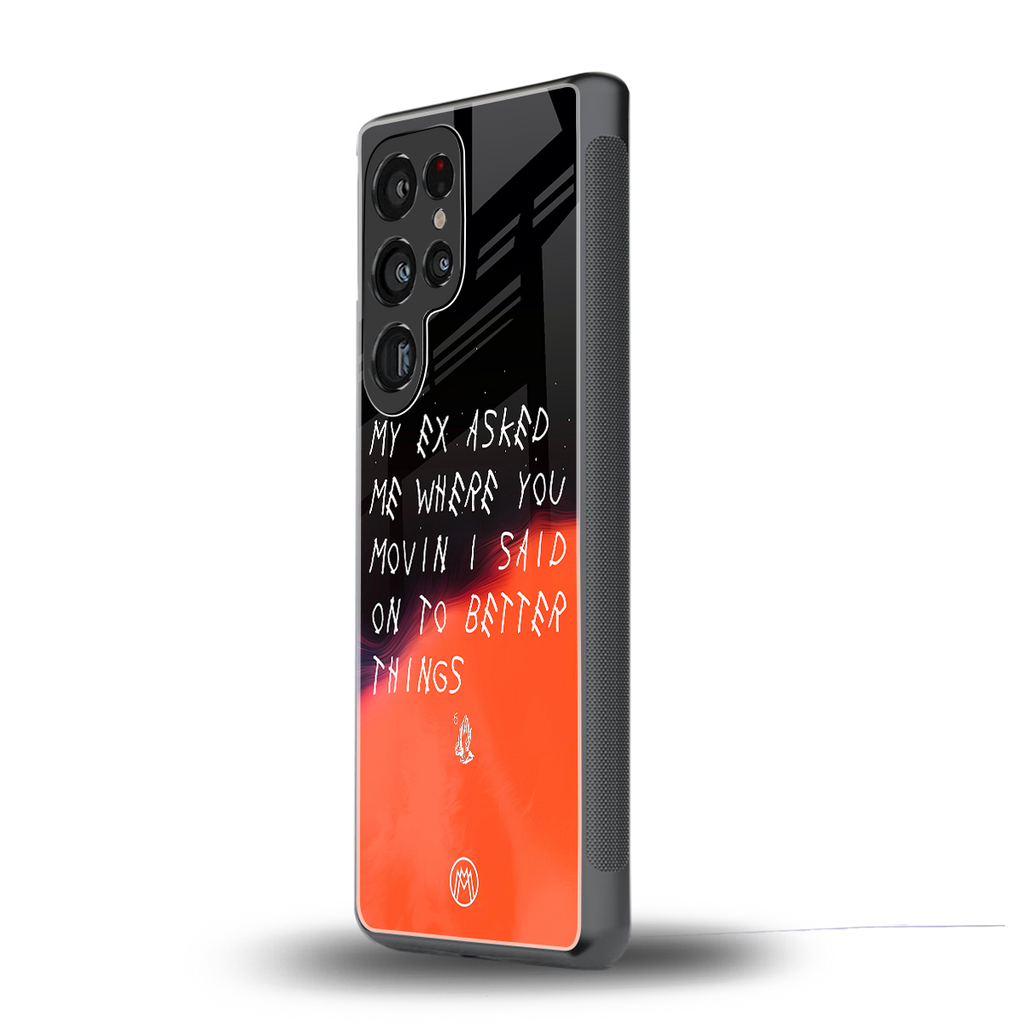 moving on back phone cover | glass case for samsung galaxy s25 ultra