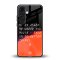 moving on back phone cover | glass case for samsung galaxy s24 fe