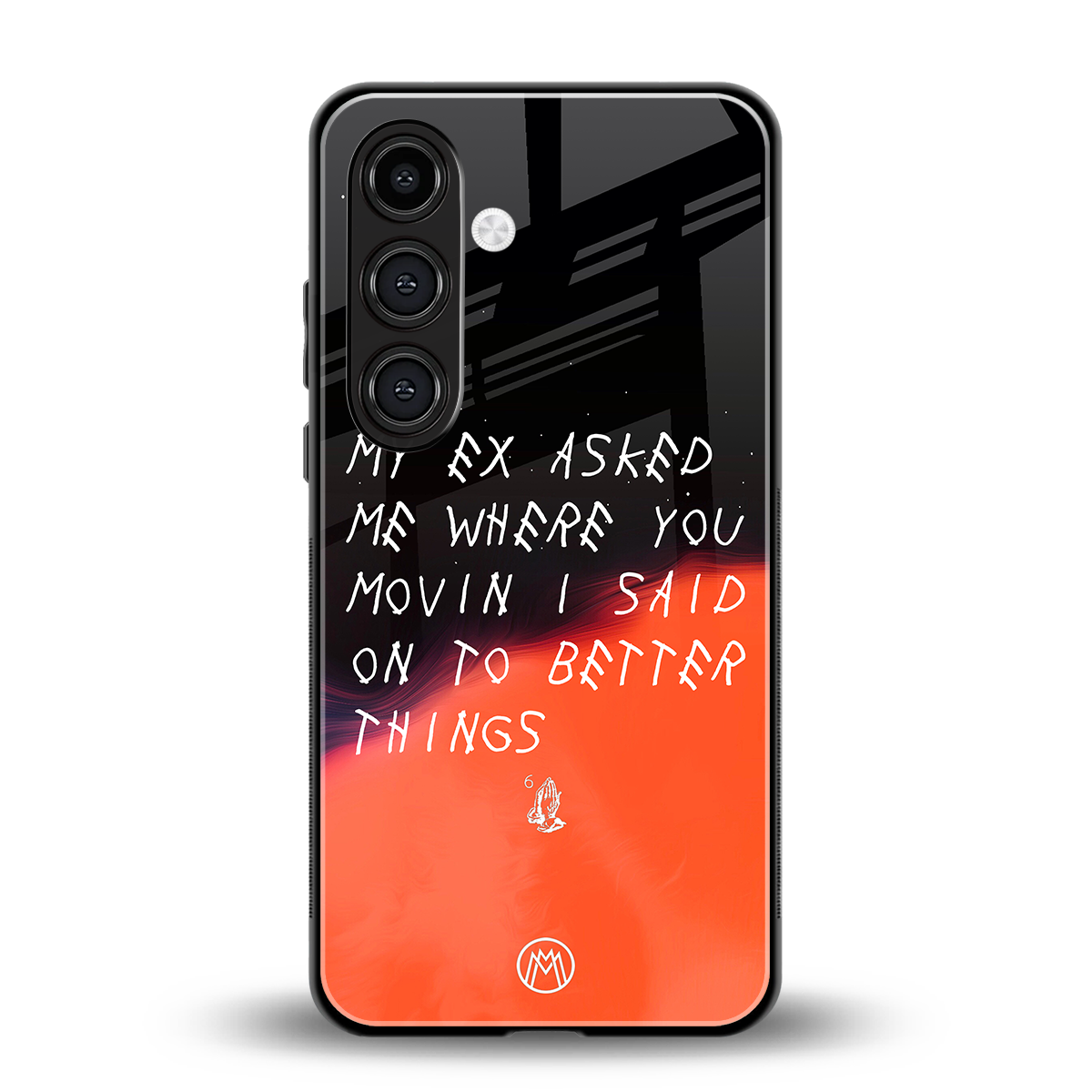 moving on back phone cover | glass case for samsung galaxy s24 plus