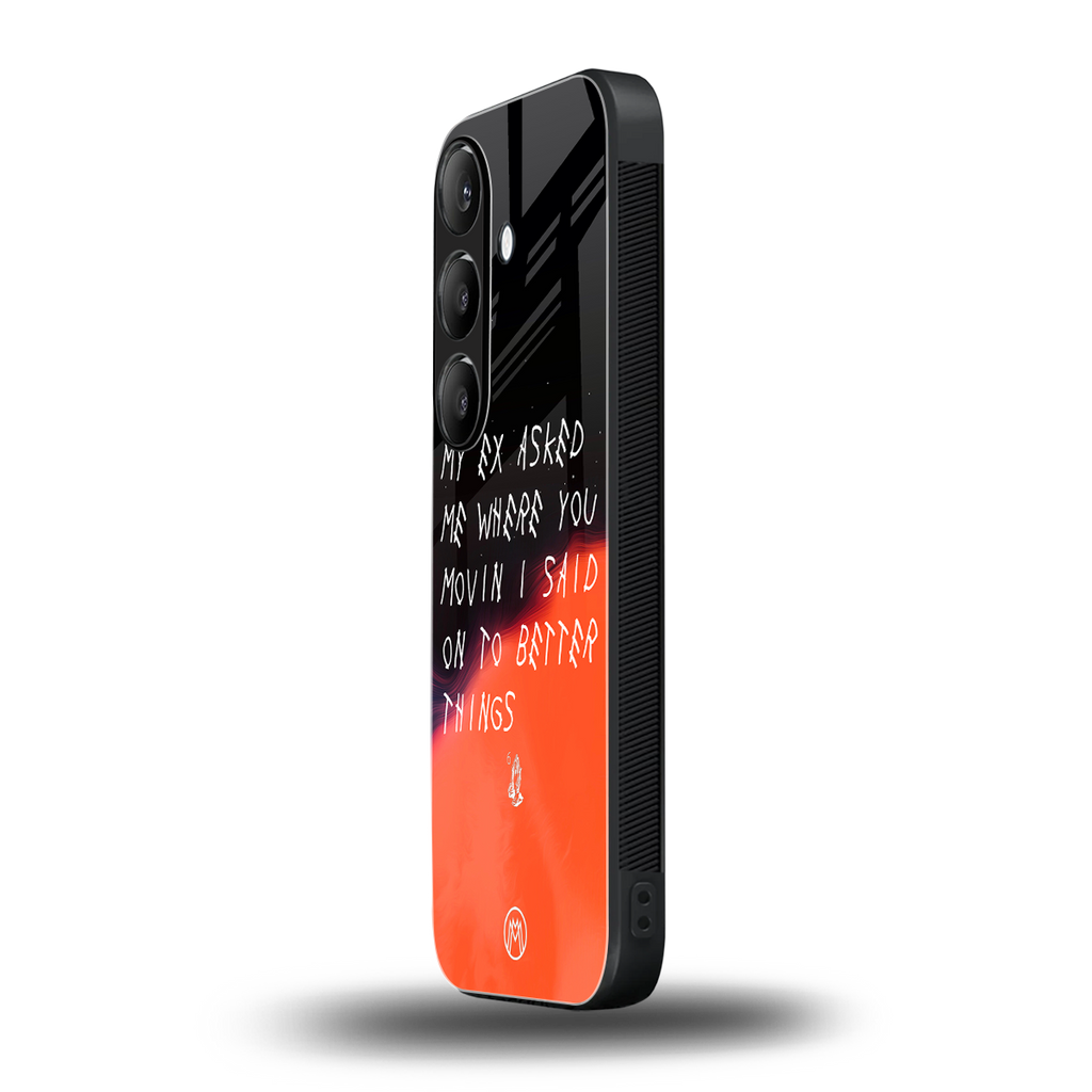 moving on back phone cover | glass case for samsung galaxy s25