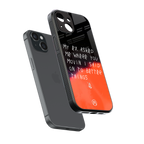 moving on back phone cover | glass case for iphone 14