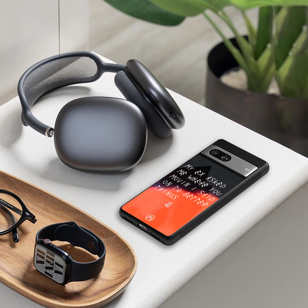 moving on back phone cover | glass case for google pixel 9 pro xl
