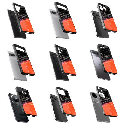 Durable Glass Back Mobile Case for iPhone, Samsung, OnePlus, Google Pixel, Redmi, Vivo, Oppo