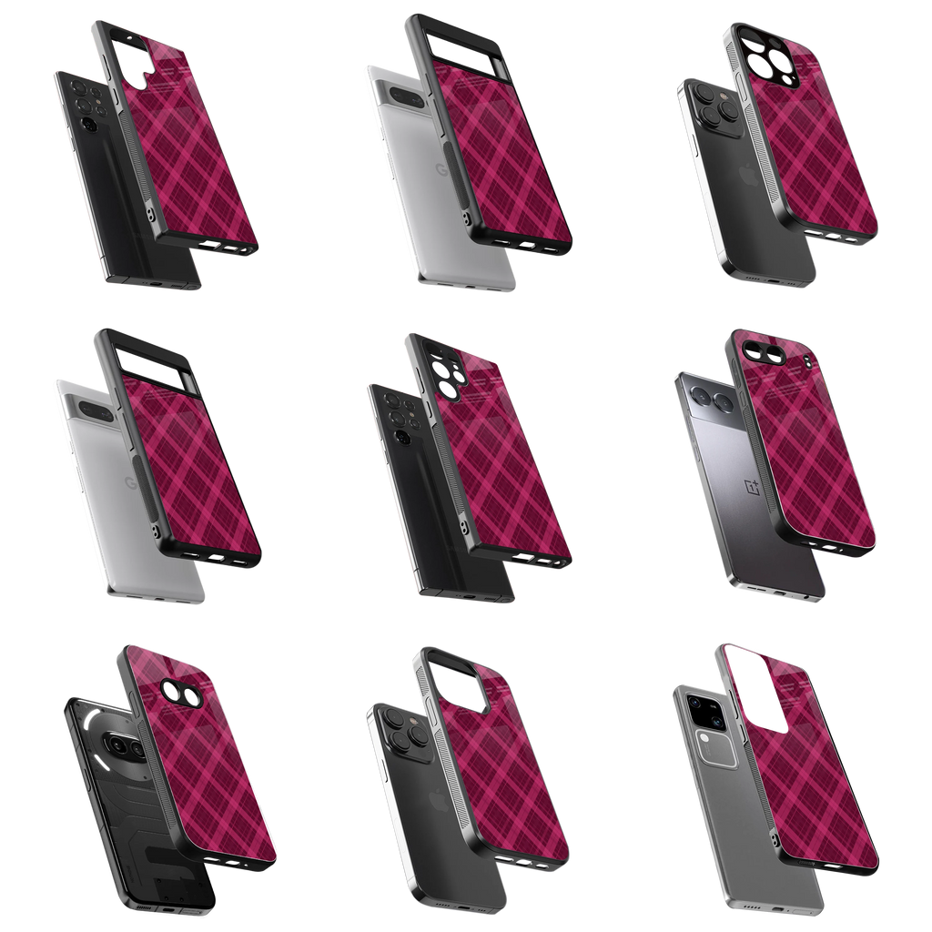 Durable Glass Back Mobile Case for iPhone, Samsung, OnePlus, Google Pixel, Redmi, Vivo, Oppo