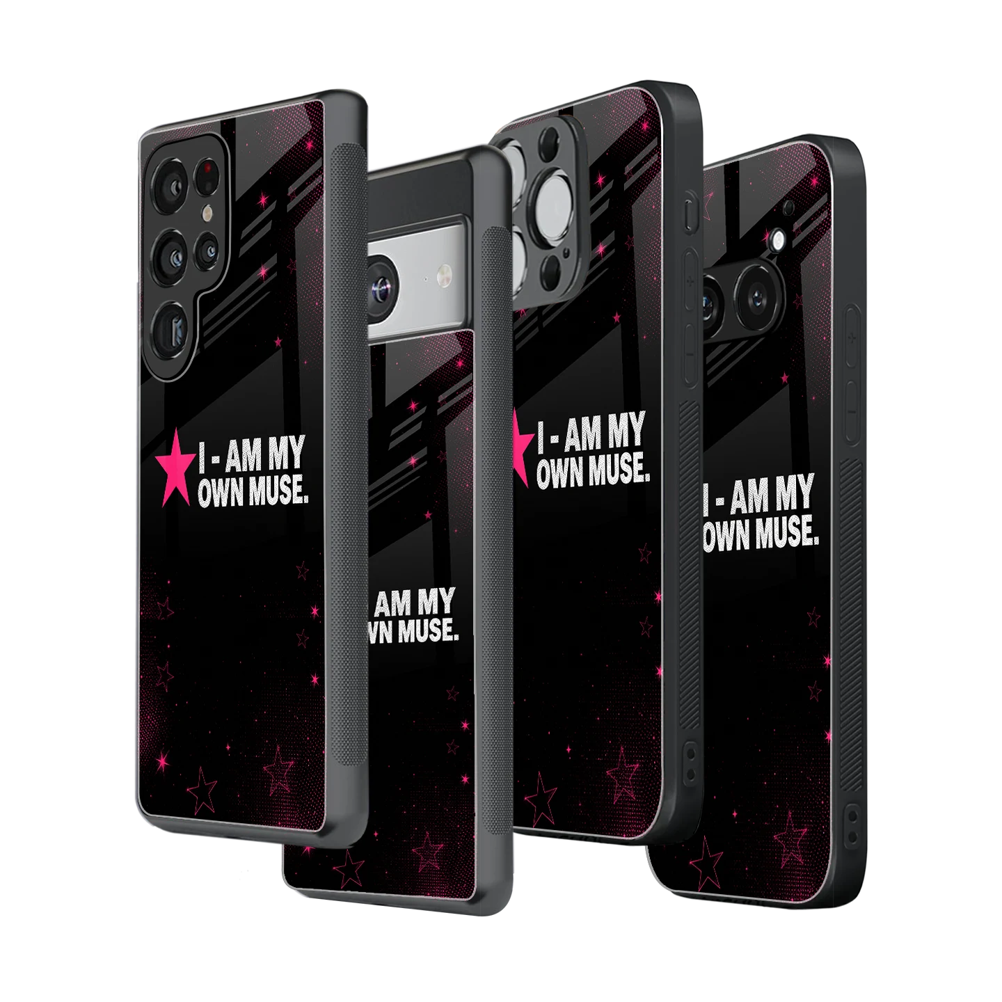 Stylish Glass Back Case for All Smartphones iPhone, Samsung, OnePlus, Pixel, Redmi, Oppo, Vivo, Motorola