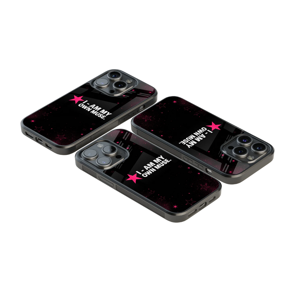Luxury Glass Back Mobile Cover for iPhone, Samsung Galaxy, OnePlus, Pixel, Redmi & More