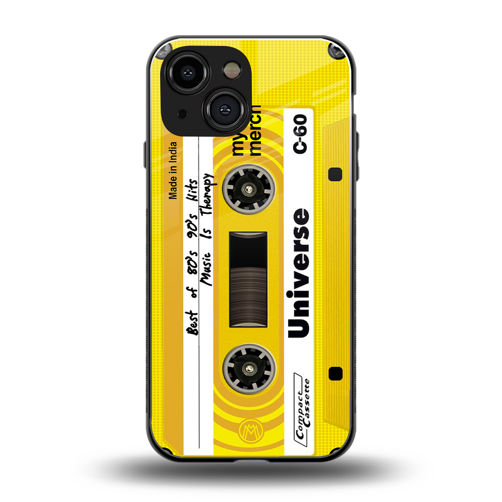 music is therapy back phone cover | glass case for iphone 13 mini