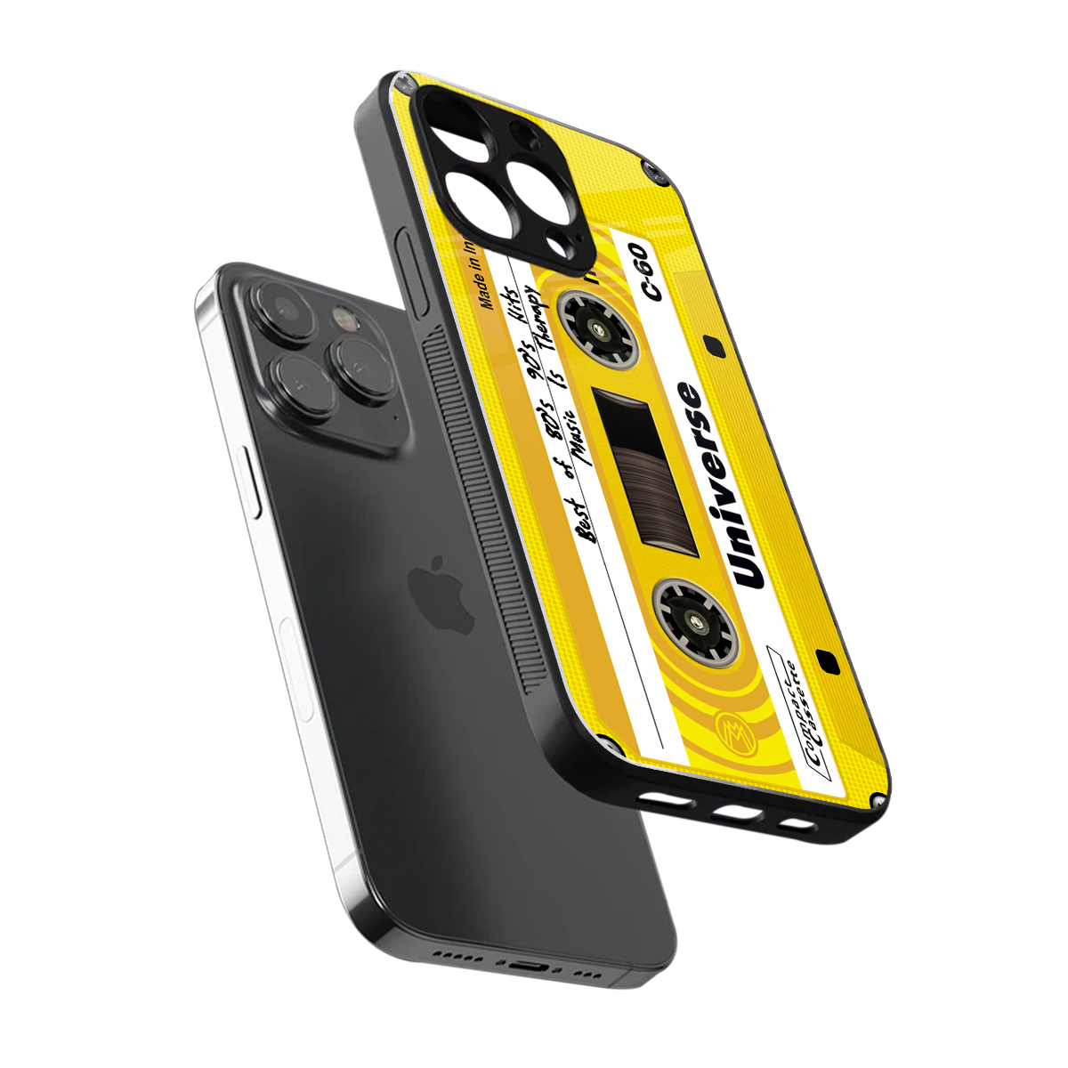 music is therapy back phone cover | glass case for iphone 13 pro