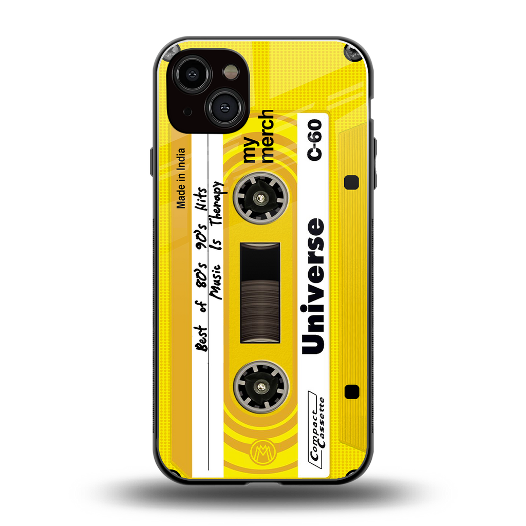 music is therapy back phone cover | glass case for iphone 14 plus