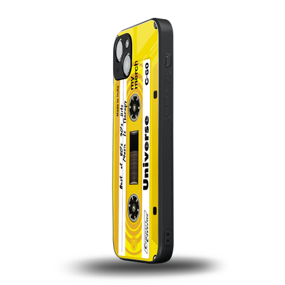 music is therapy back phone cover | glass case for iphone 15