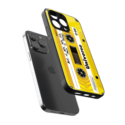 music is therapy back phone cover | glass case for iphone 15 pro